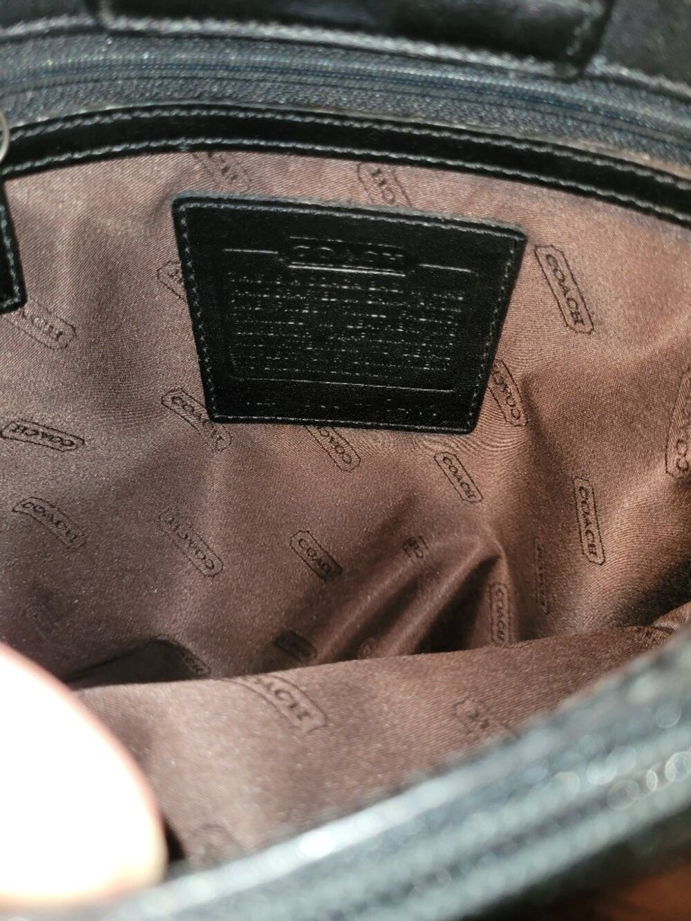 COACH Mercer Nylon Twill Tote - Picture 11 of 12